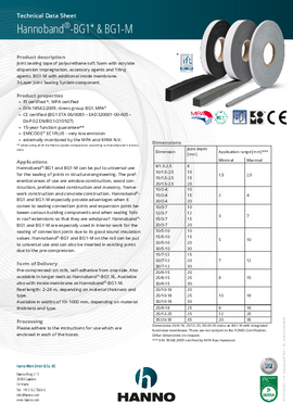 Hannoband®-BG1* & BG1-M